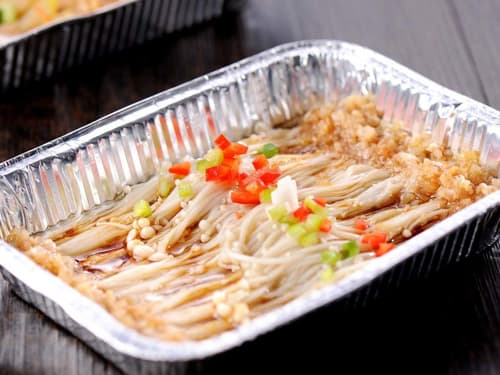 上虞锡纸烤金针菇